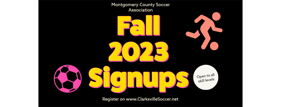 Fall signups are open!!!