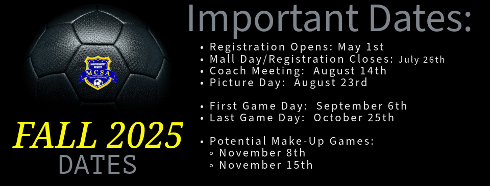 Fall 2025 Important Dates