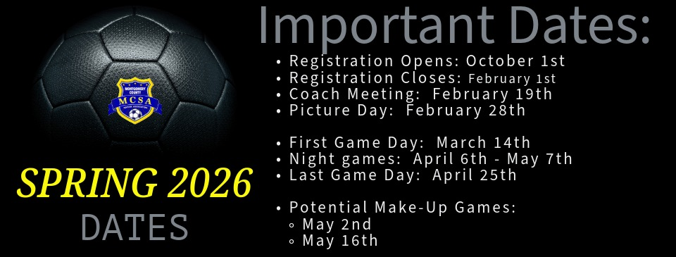 Spring 2026 Important Dates