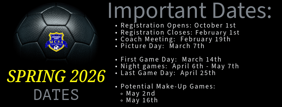 Spring 2026 Important Dates